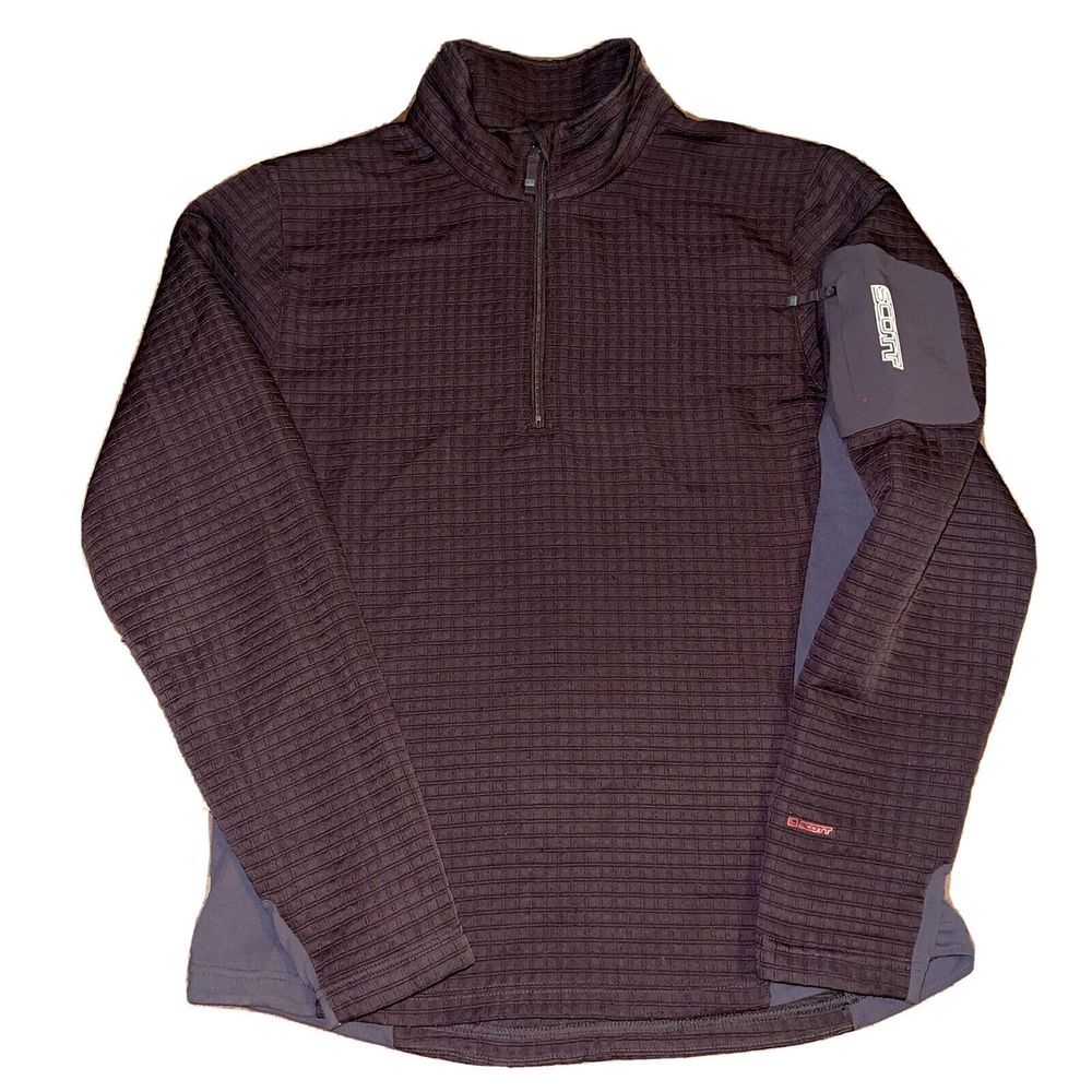 SCOTT Freeride Brown Soft Shell Riding Snowboarding Sweatshirt Jacket Mens Sz L
